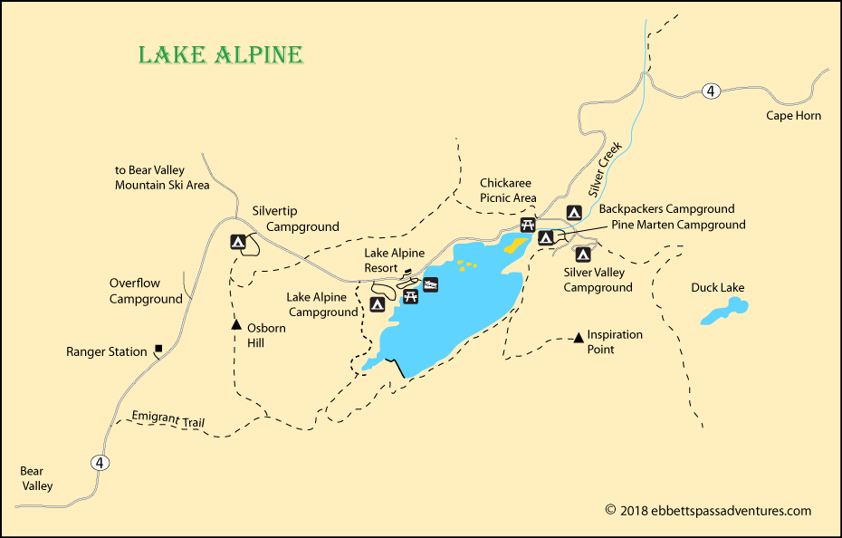 Lake Alpine Camping
