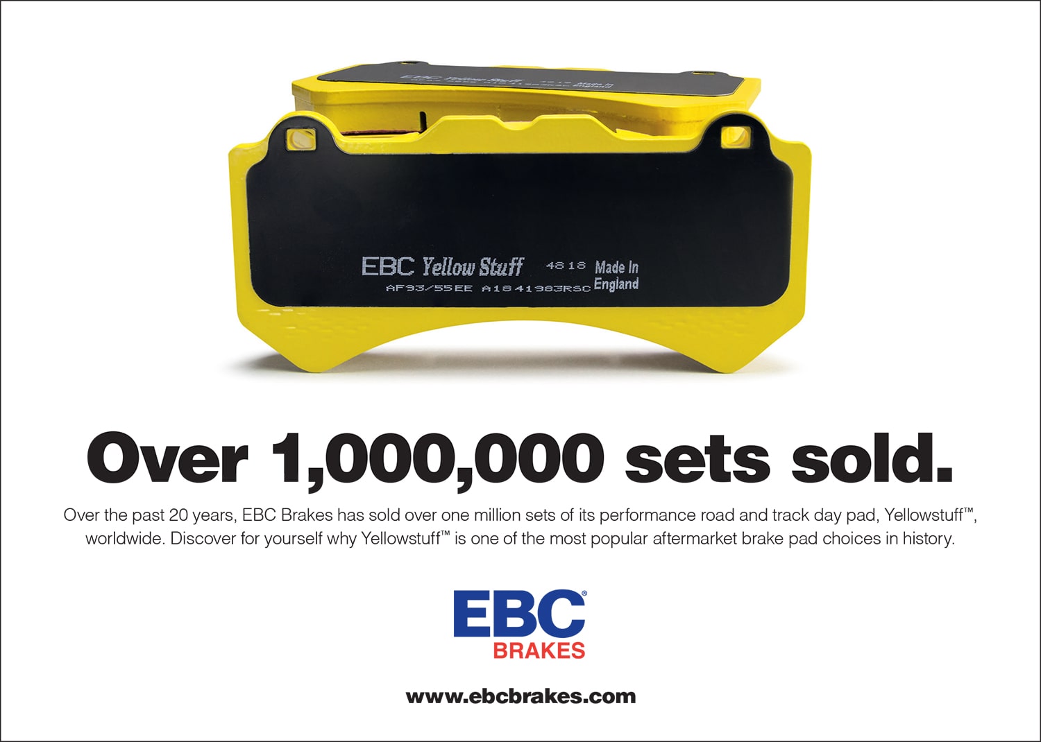 New Product EBC Brakes Yellowstuff Pads Now Available EBC Brakes