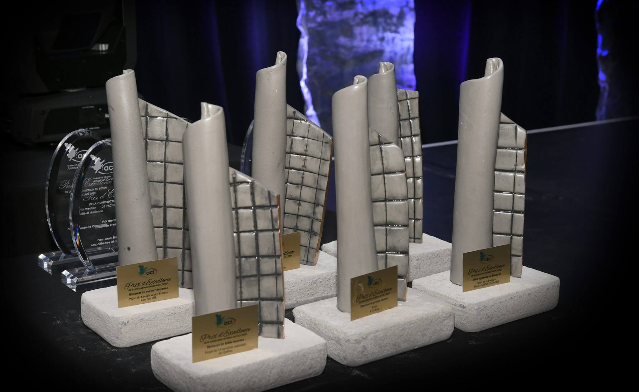Two projects won honors at the Excellence in Concrete Construction