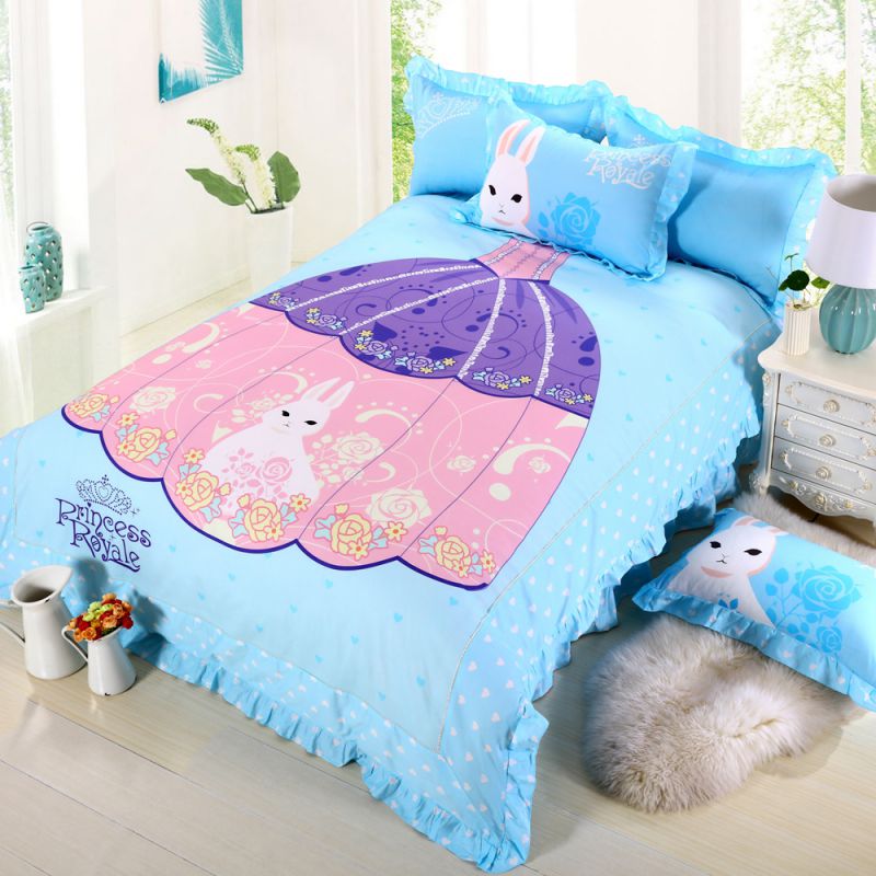 Blue Bed Sets For Girls Princess Rivals Teenage Girls Blue Bed Set EBeddingSets