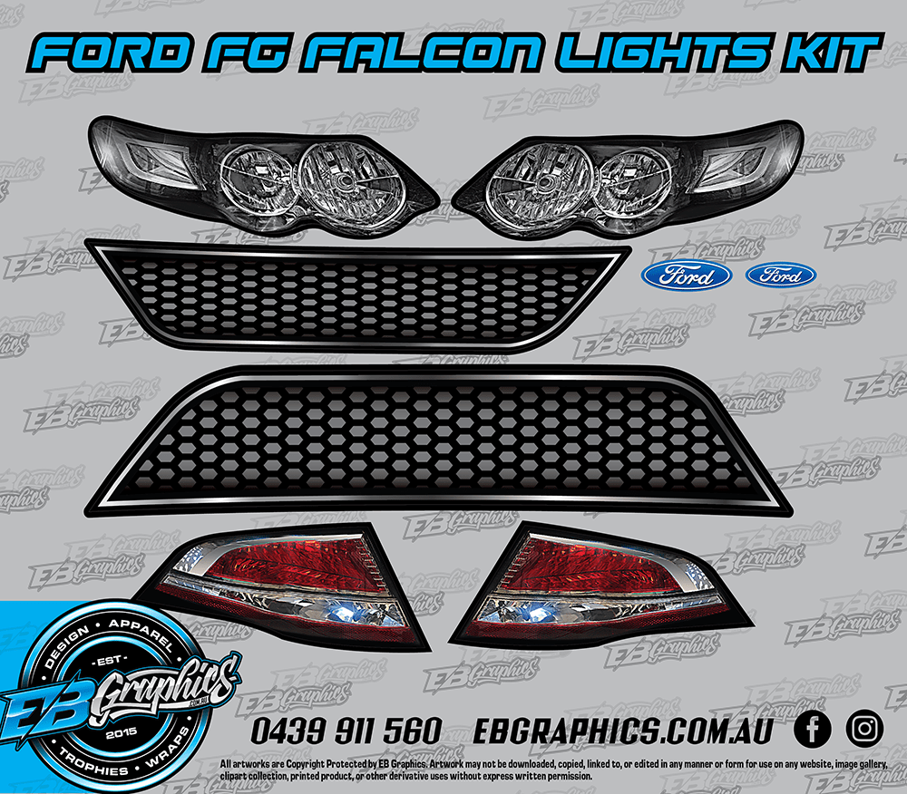 Ford FG Falcon Lights Kit EB Graphics