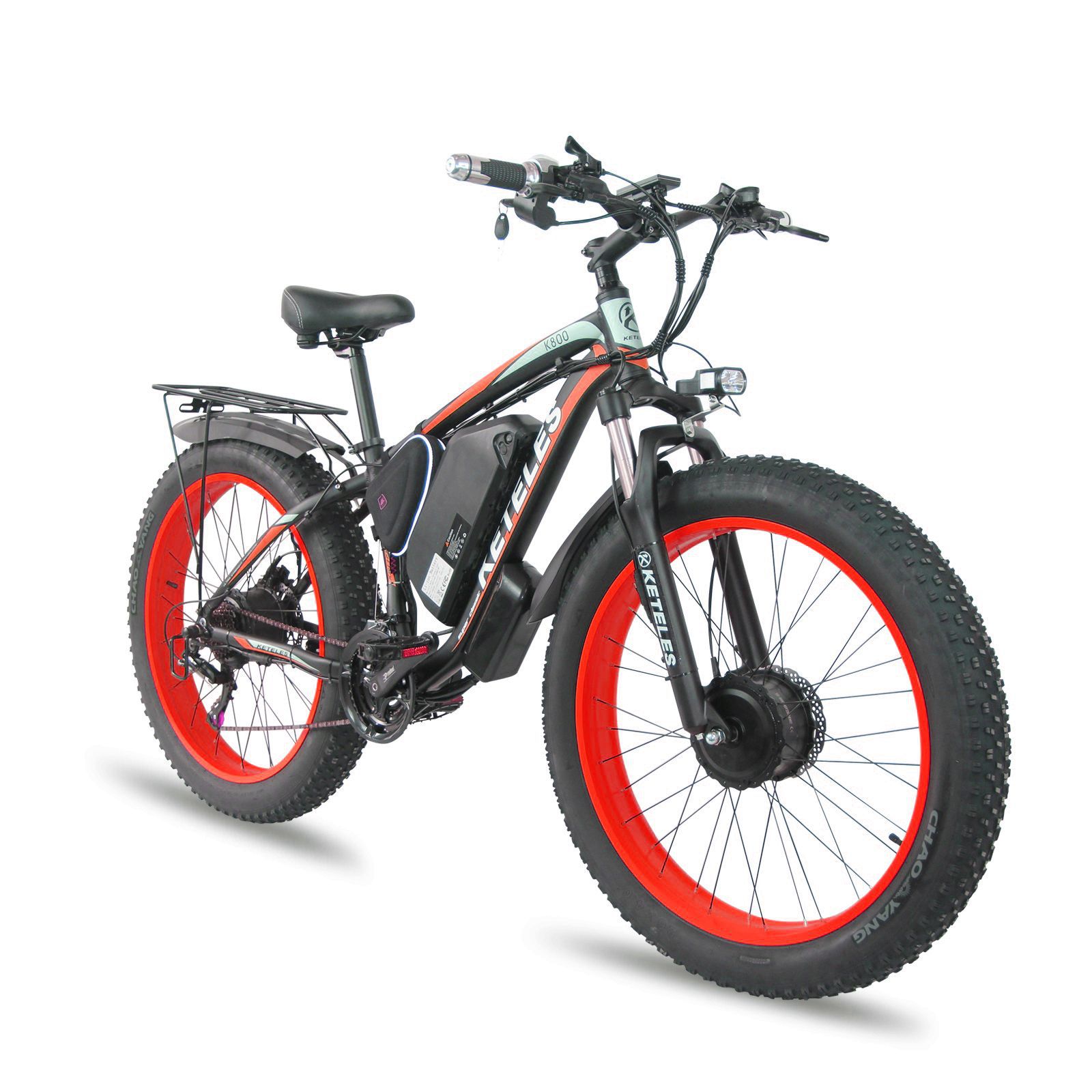 Fat Tyre Electric Mountain Bike 48V 1500 Watt EBike