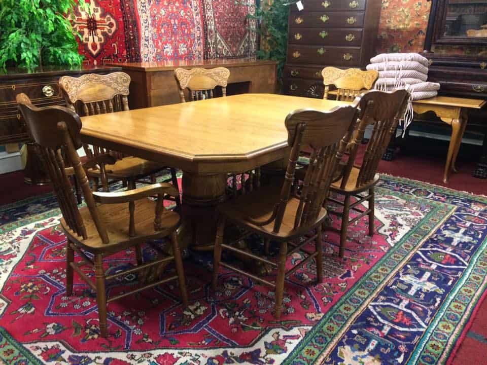 Best Price Vintage Dining Room Table, Keystone Collection Furniture