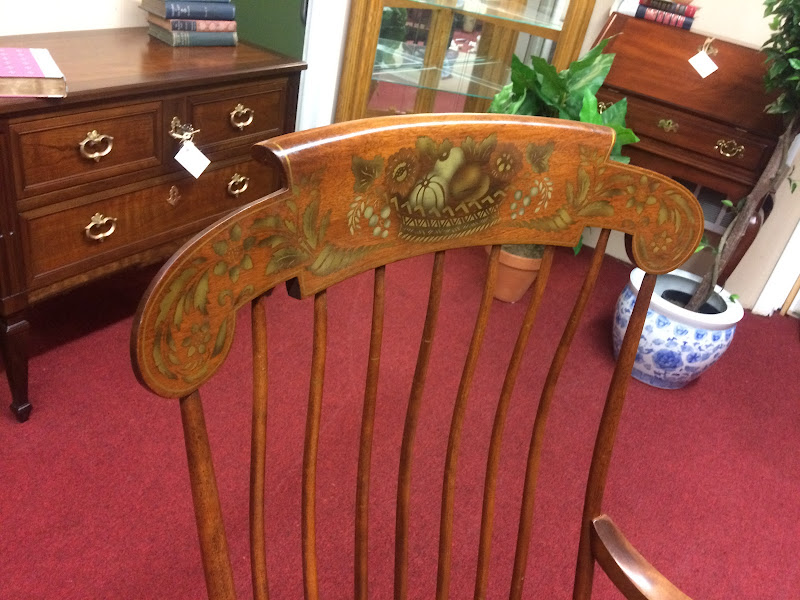 Nichols and Stone Rocking Chair, Cherry Rocker, Vintage Rocking Chair