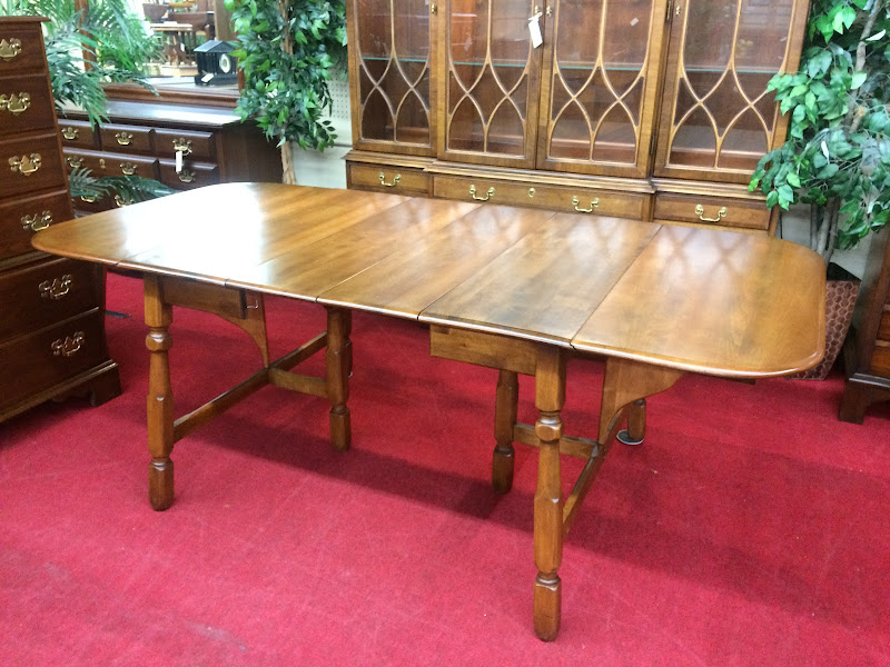 Vintage Drop Leaf Table, Cottage Style Furniture