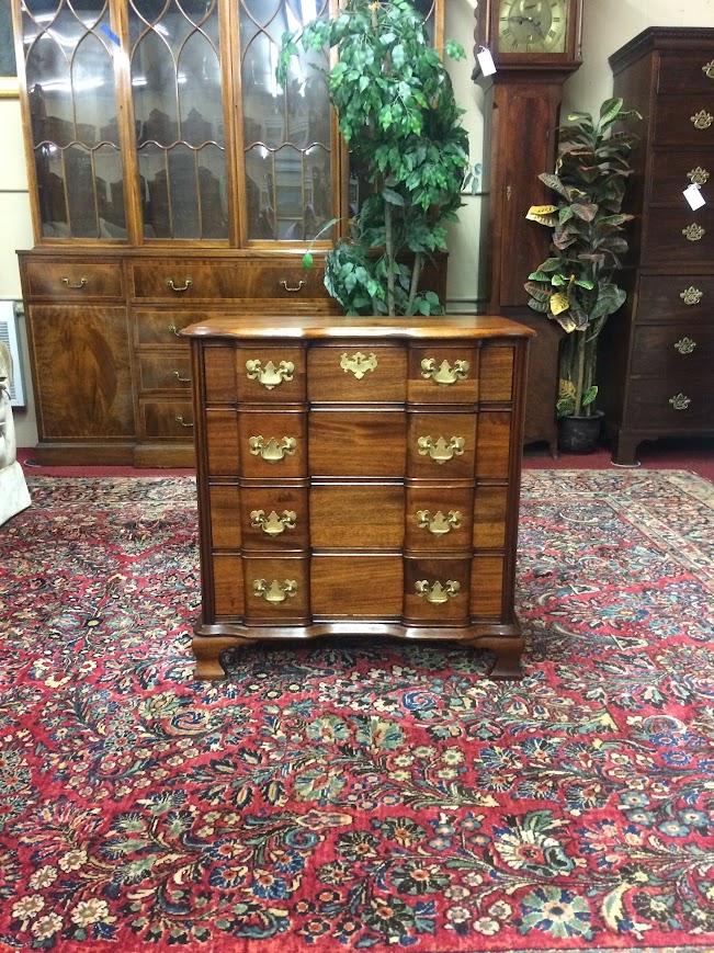 Vintage Blockfront Chest, Bachelor Chest, Accent Chest, Permacraft