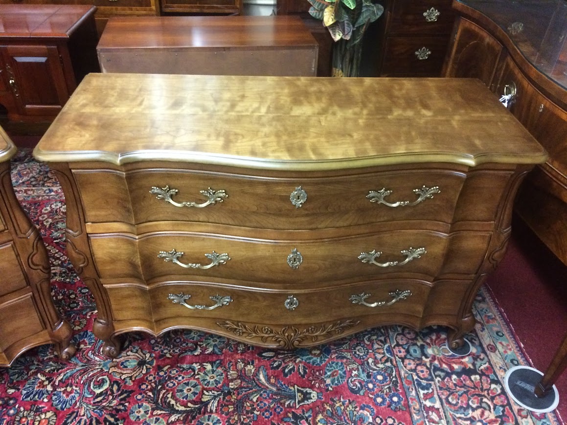 French Provincial Bachelor Chests, Pair of Bachelor Chests, White