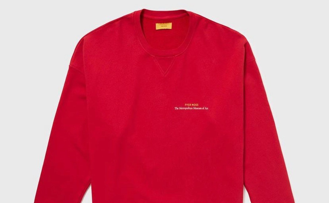 Pyer Moss Drops an Exclusive Crewneck Collaboration With The Met Store