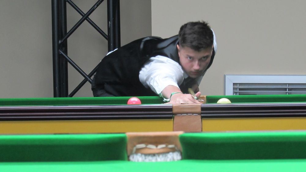 U18 first finalist is Julien Leclercq European Billiards & Snooker