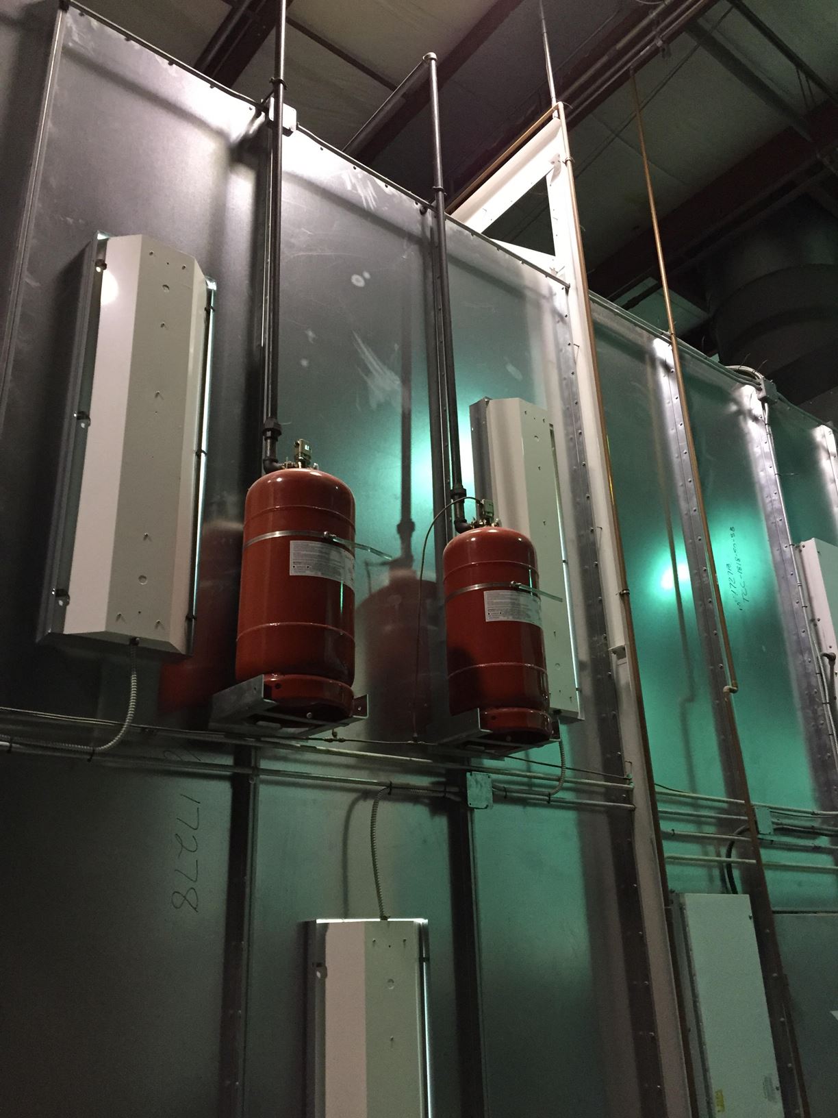 Industrial Dry Chemical Fire Suppression Environmental Controls Fire