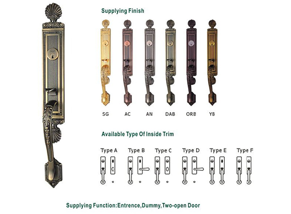 Maybe you would like to learn more about one of these? Modern Luxury Zinc Alloy Handle Entrance Front Door Lock Mortise Door Lock Set Echhardware