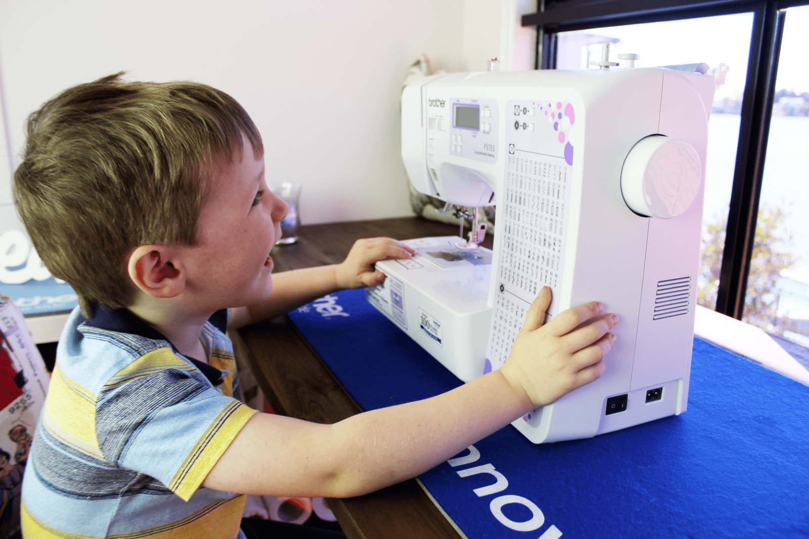 Retired Brother FS155 computerised sewing machine