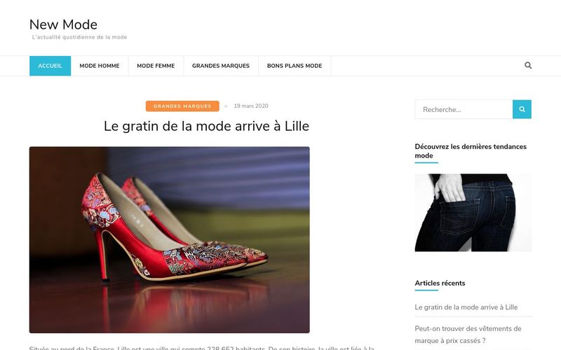 New Mode – L’actualité quotidienne de la mode – Actus du matin