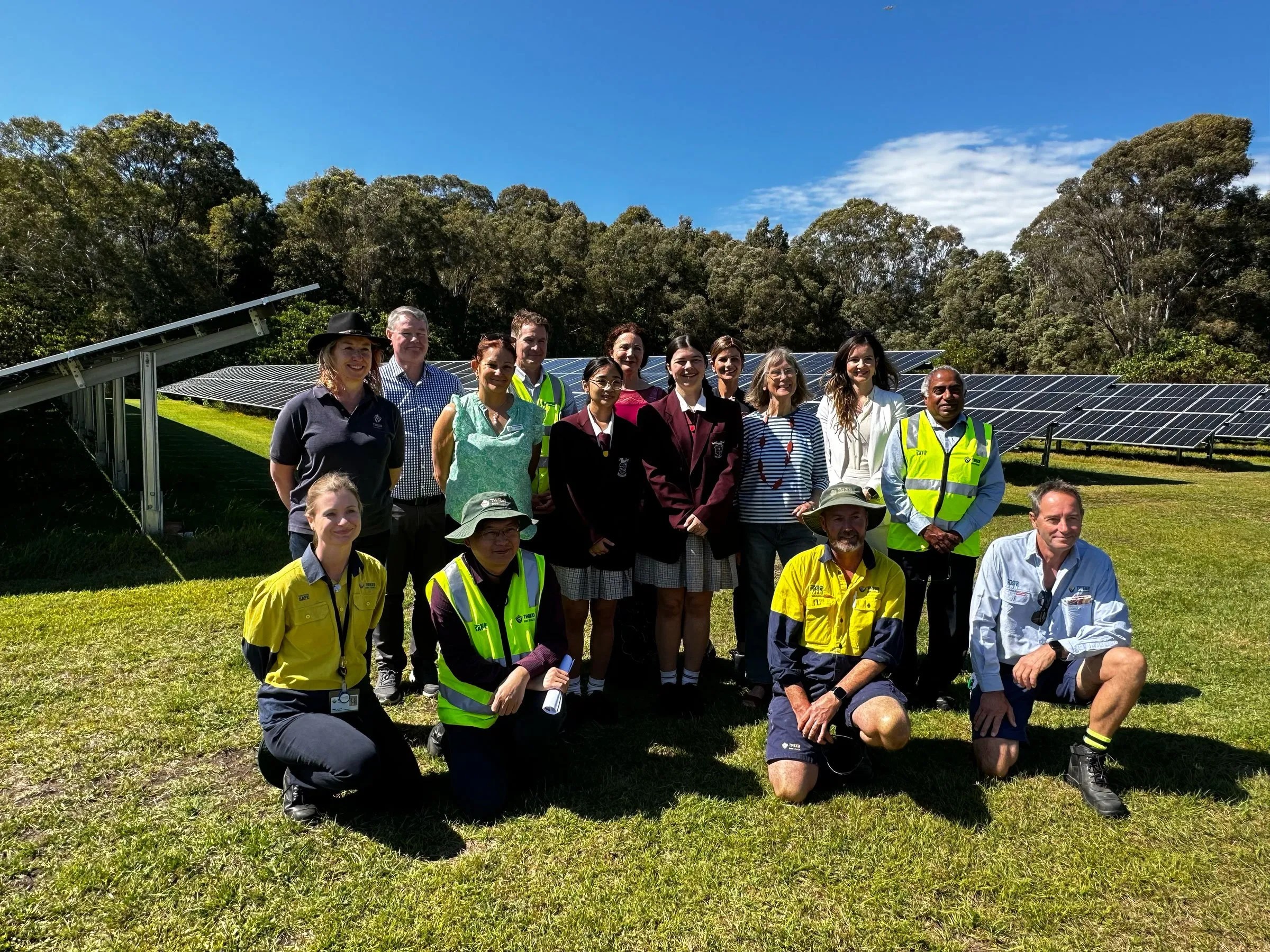 TweedShireSolararrayopening2 The Echo