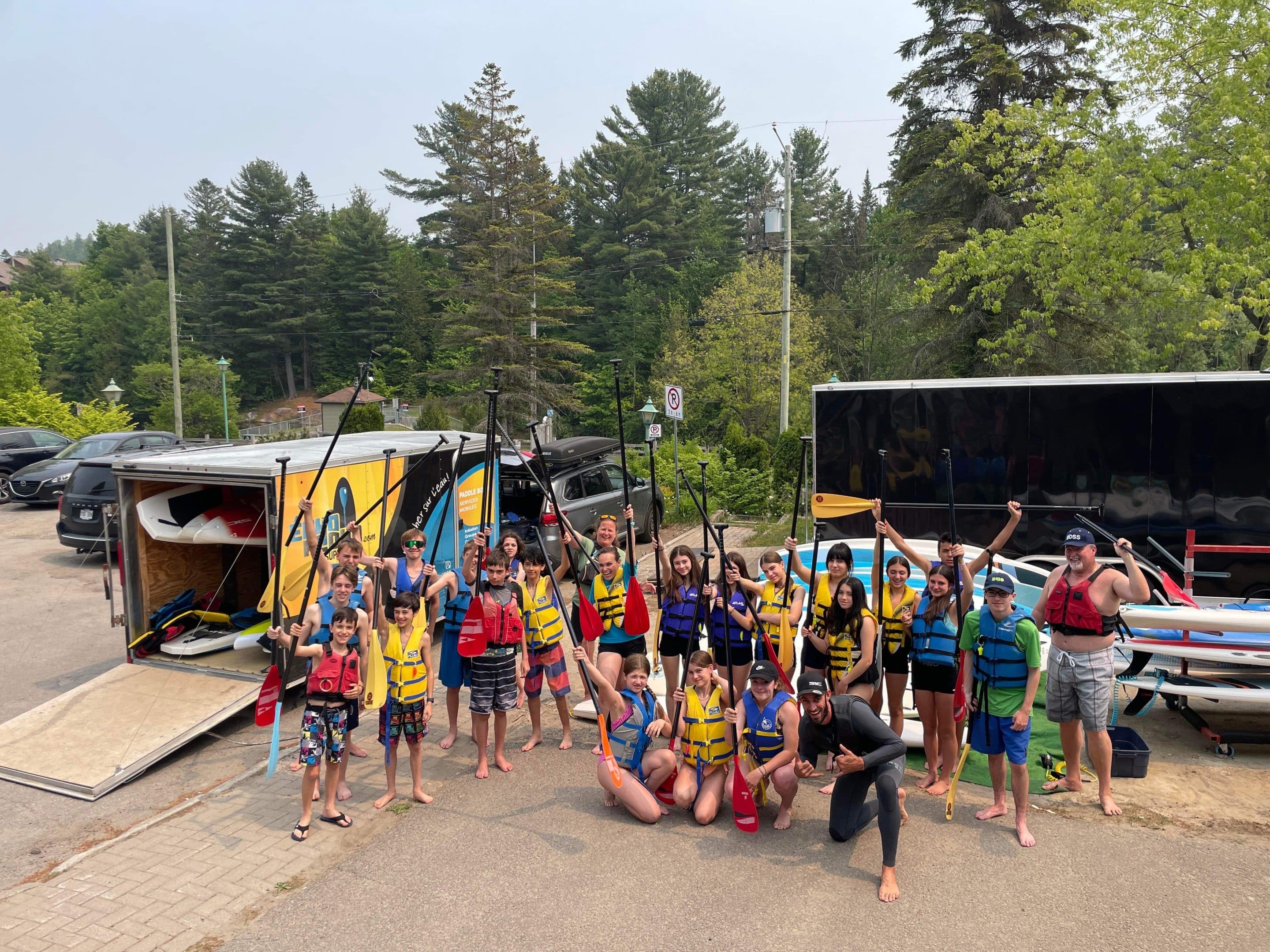 Location de paddle board à SteMargueriteduLacMasson Echo Aloha SUP