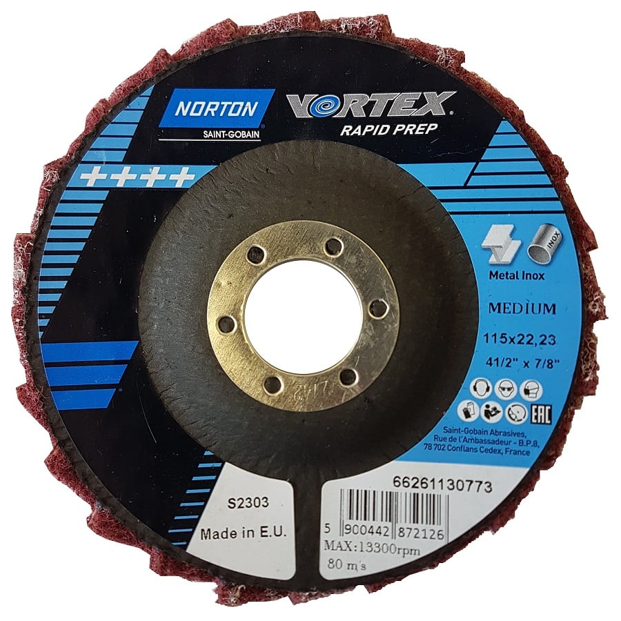 Norton Vortex Rapid Prep Flap Disc EC Hopkins Limited