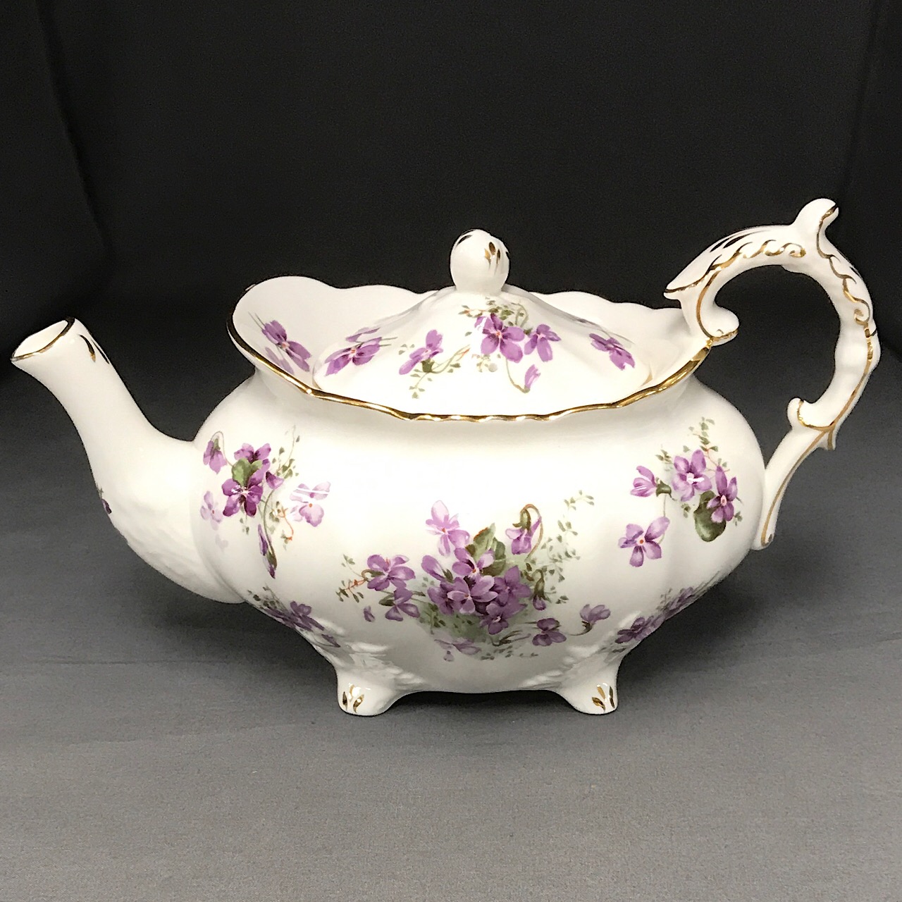 Hammersley Victorian Violets Teapot Large Echo's China