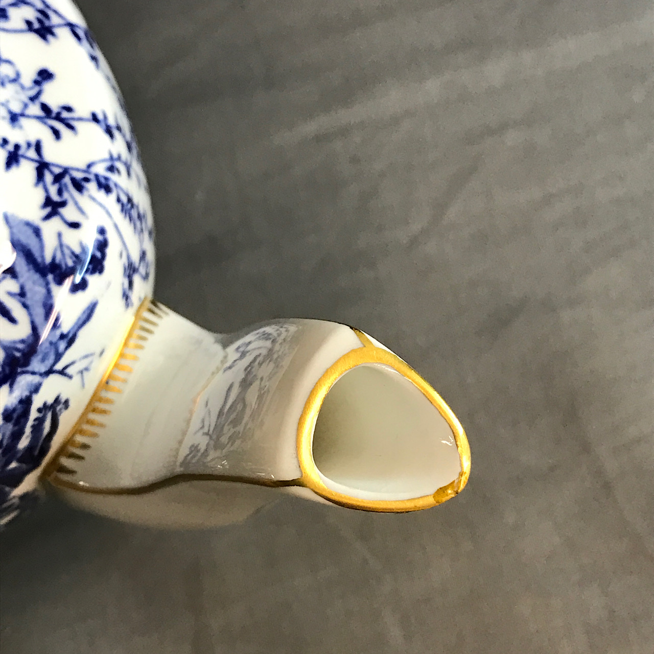 Royal Crown Derby Blue Mikado Teapot Large Echo's China