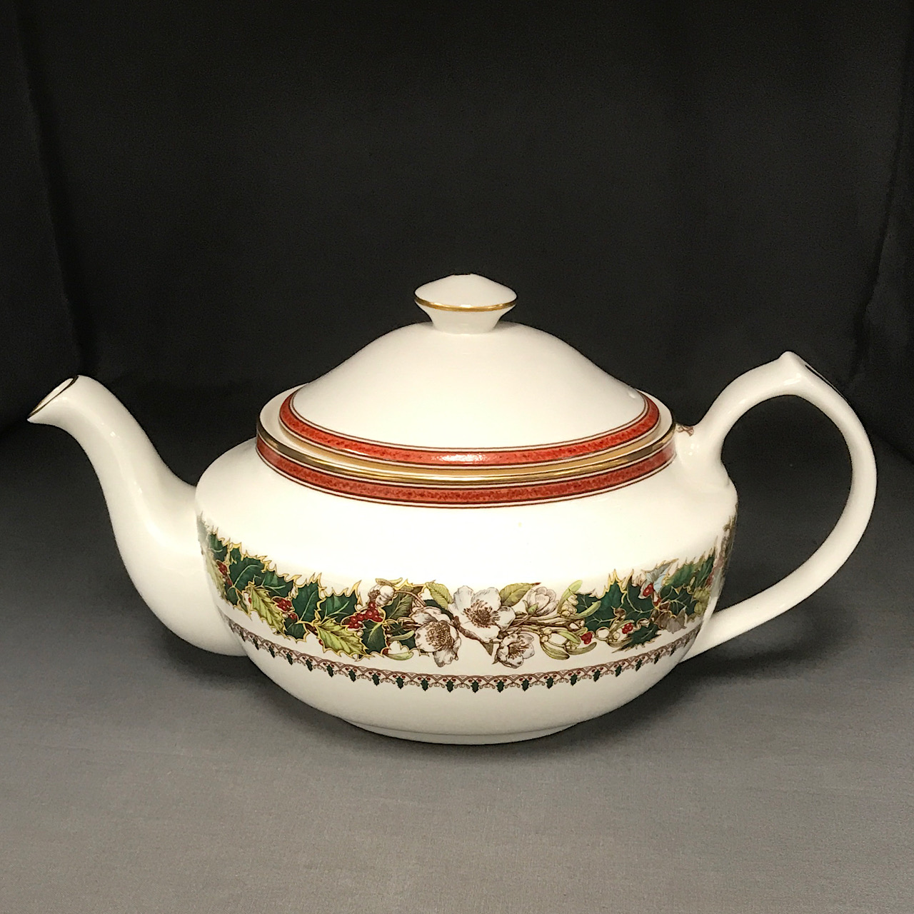Spode Christmas Rose Teapot Large Echo's China