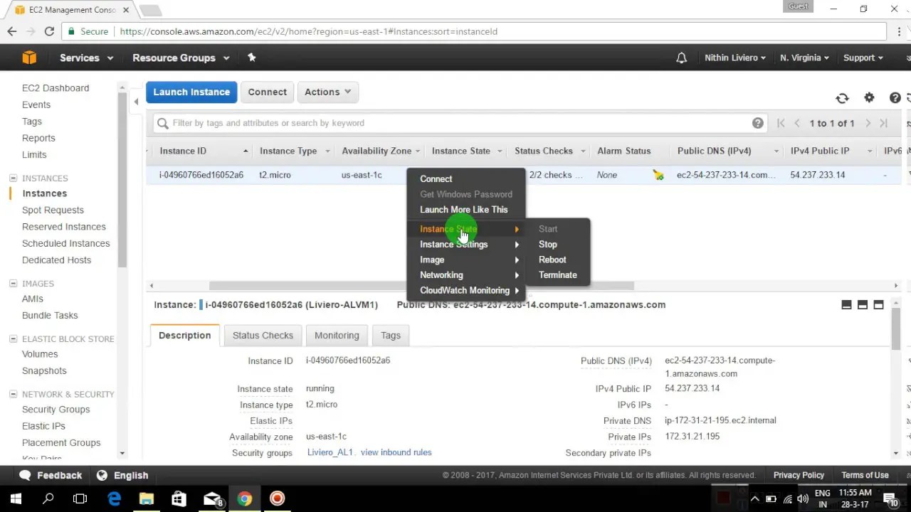 How to Delete AWS EC2 Instance