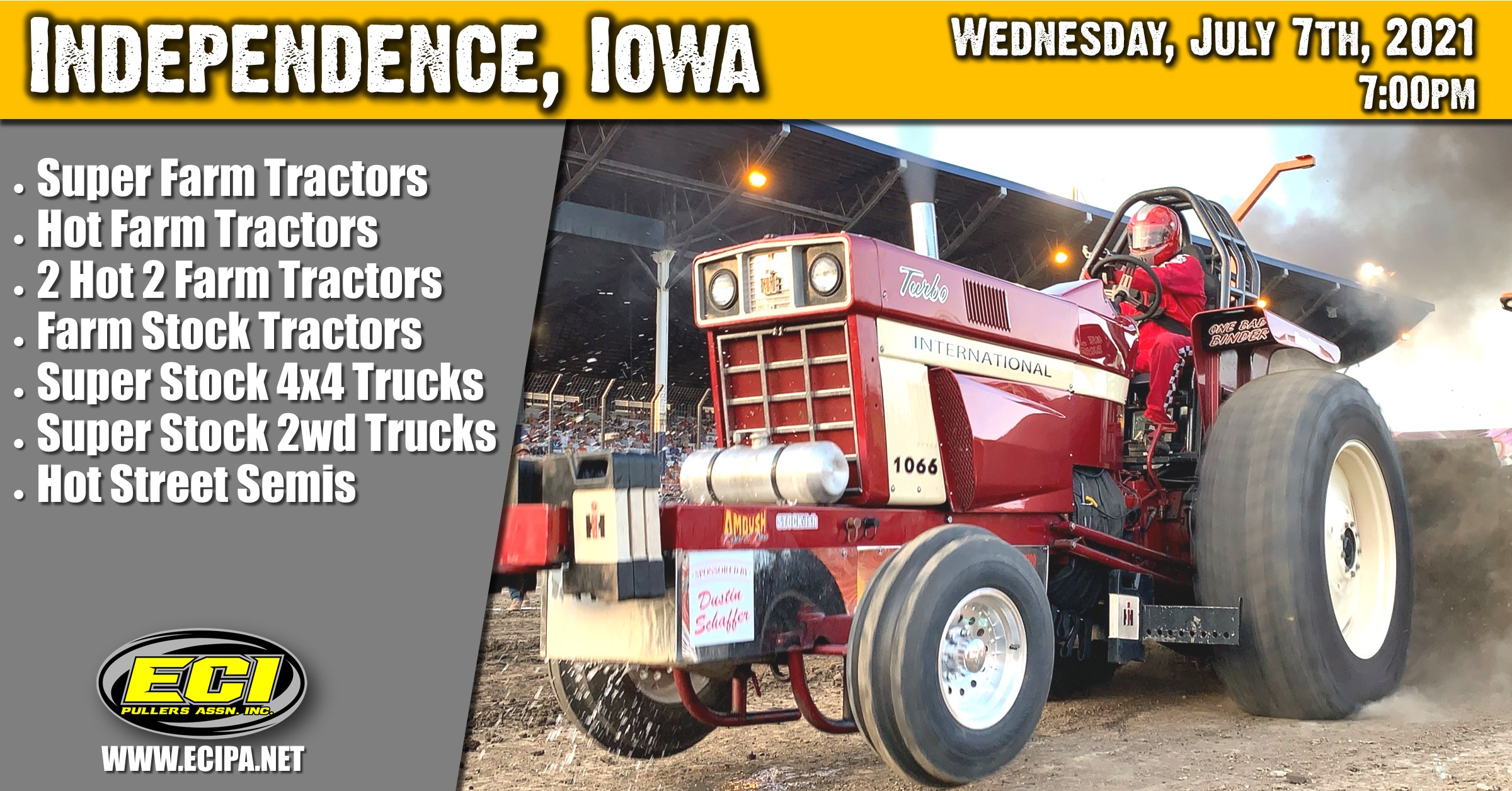 ECIPA Events Buchanan County Fair Independence Iowa July 7th, 2021