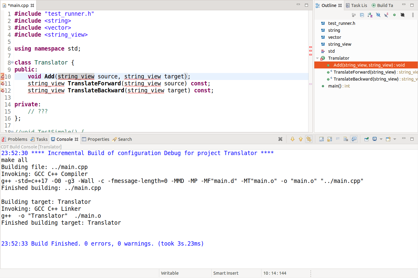 Eclipse Community Forums C / C++ IDE (CDT) » Editor underlines string