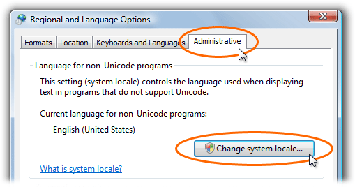 Changing system locale ◼ EclipseCrossword