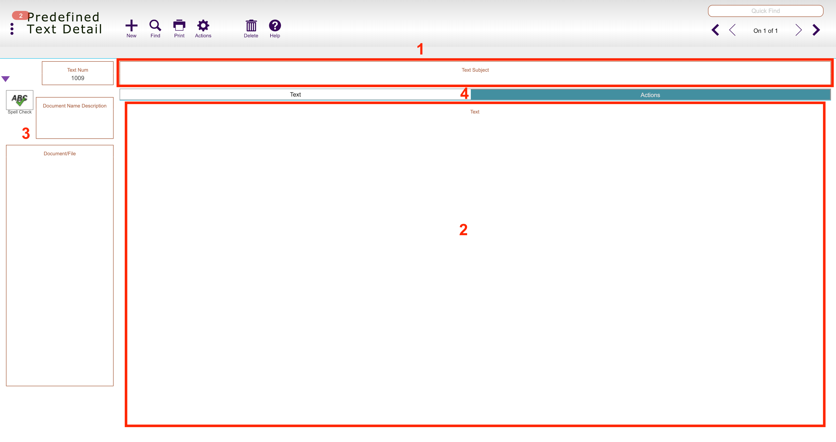 Creating a Predefined Text ECL Help Desk