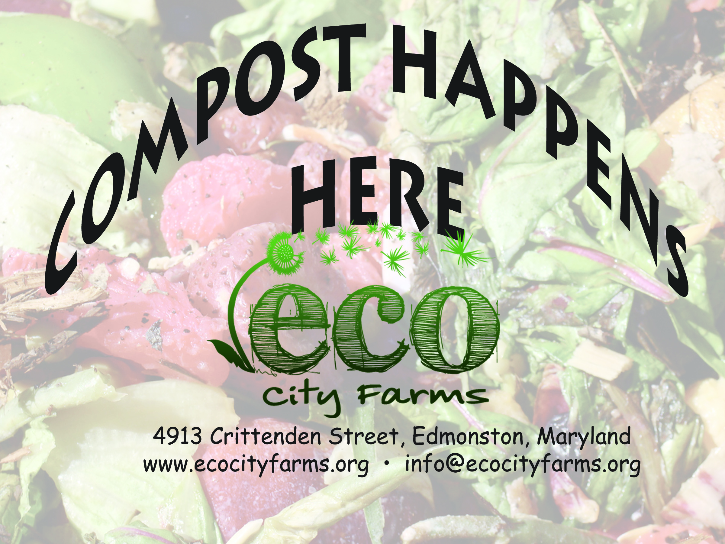Compost Yes and No ECO City Farms