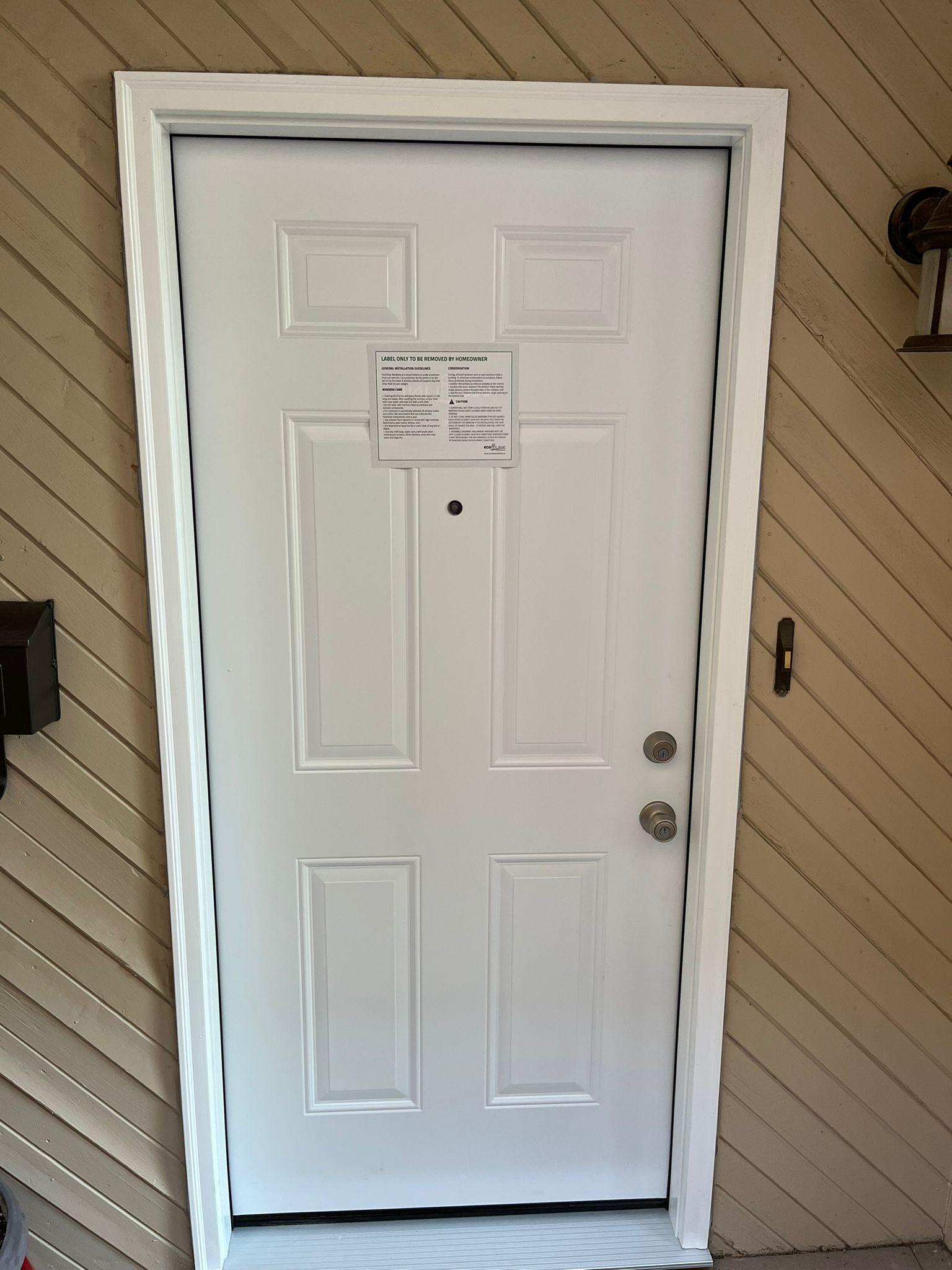 Exterior Doors in Delta Ecoline Windows