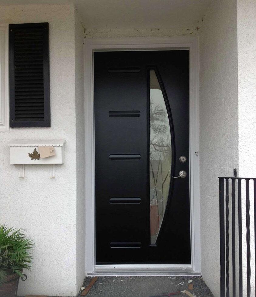 Stylish Door With Glass Insert Upgrade Your Home In Edmonton