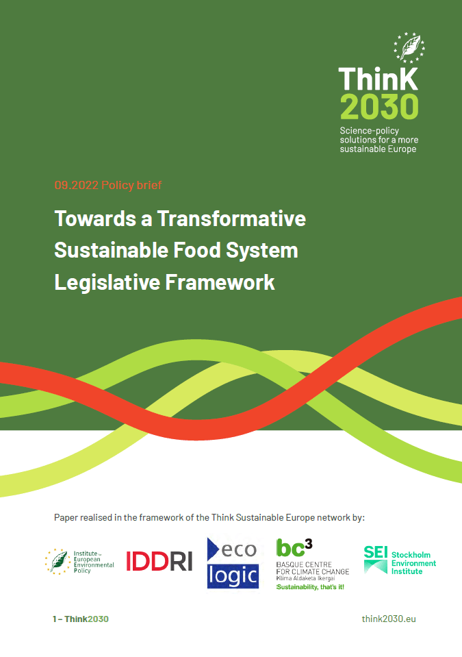 Towards a Transformative Sustainable Food System Legislative Framework