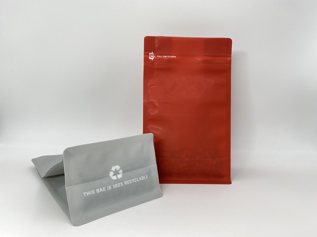 Recyclable Side Gusset Coffee Pouch, Recyclable Pouch Packaging