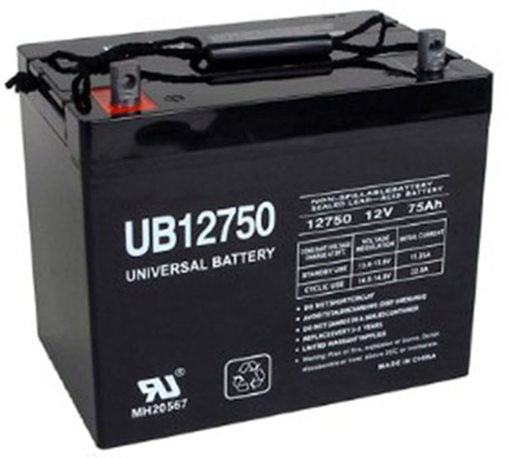 UB12750 SLA battery 12 volt 75 amp hour