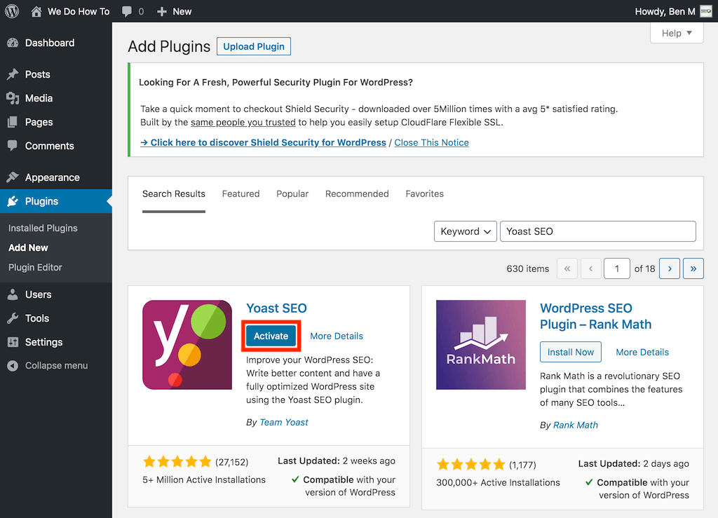 How to install the Yoast SEO plugin in WordPress How To