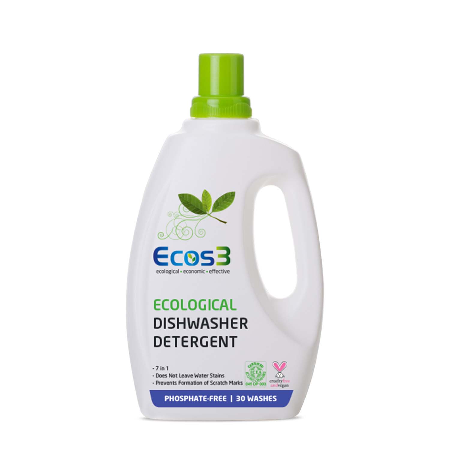 Ecos3 Organic Dishwasher Detergent (30 Washes) Ecos3