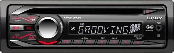 Sony Xplod CDXGT640UI, GT540UI, GT340, GT240 Head Units