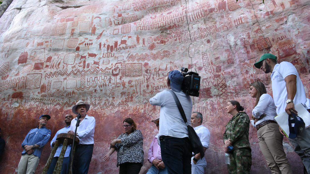 Spectacular Ice Age Rock Paintings Found in Colombian Rainforest EcoWatch