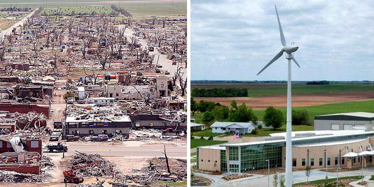 Kansas Town Decimated by Tornado Now Runs on 100 Renewable Energy