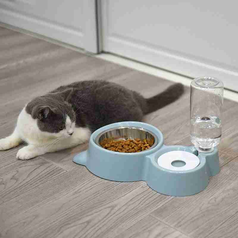 EBL04Stainless Steel Pet Bowl Feeder & Water Dispenser