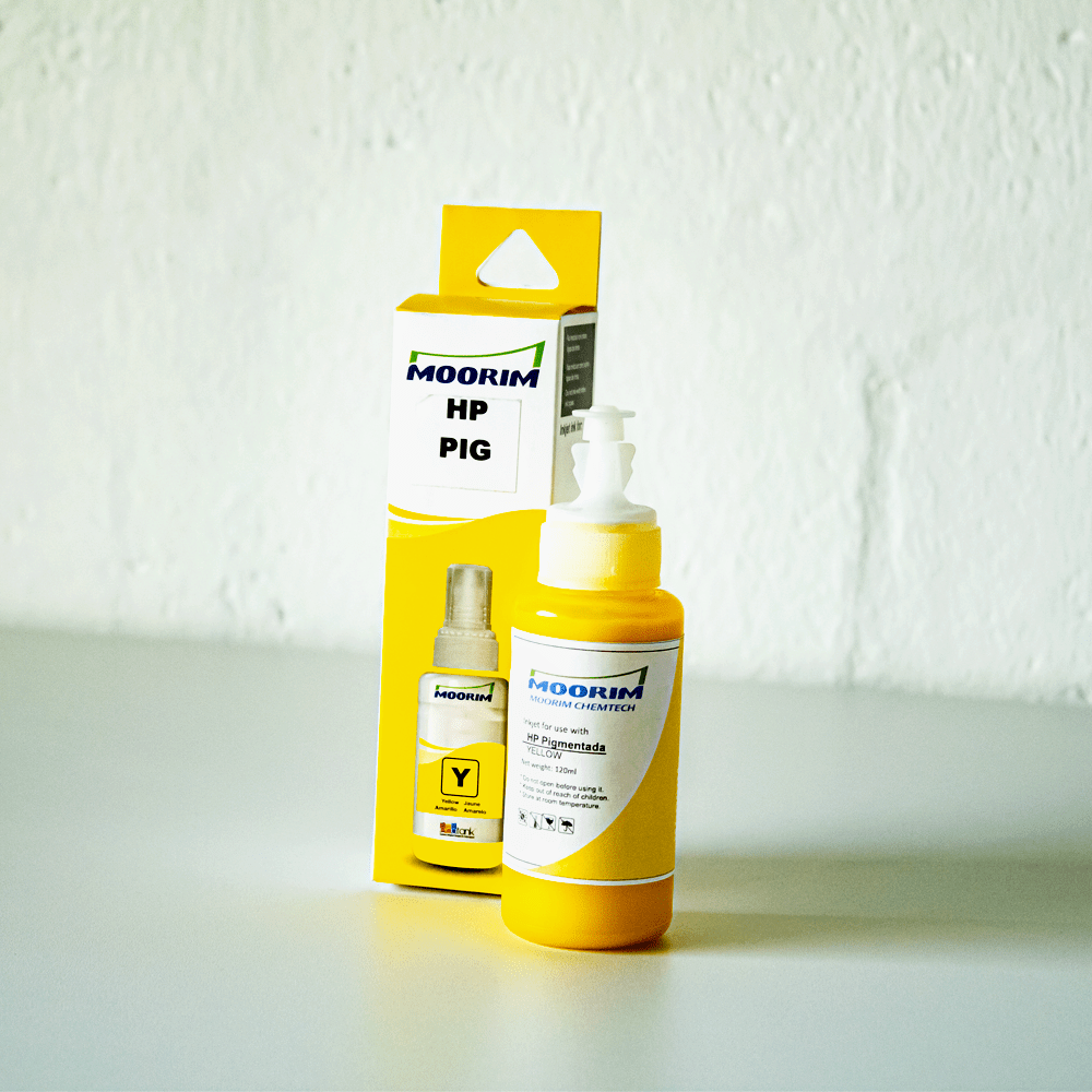 TINTA PIGMENTADA YELOOW AMARILLA MOORIM 120ML