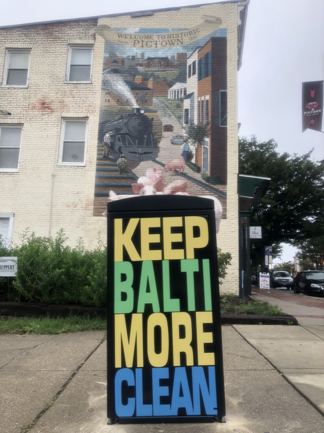 First CleanCUBE Smart Trash Cans Installed in Baltimore Ecube Labs