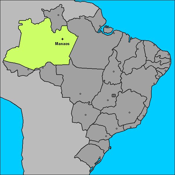 Manaus Brasil Mapa