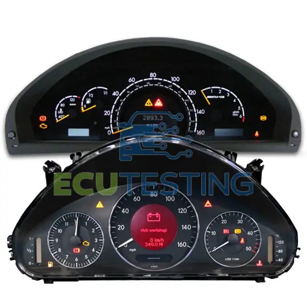 Mercedes S / E Class Dash/Dashboard Instrument Cluster