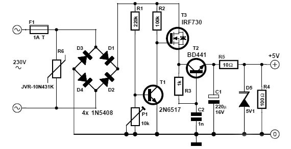 Transformerless Power Supply 12v 3a Circuit Diagram - Circuit Diagram