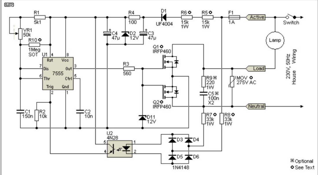 Mosfet based dimmer Heat Calculation & Suggestions Forum for