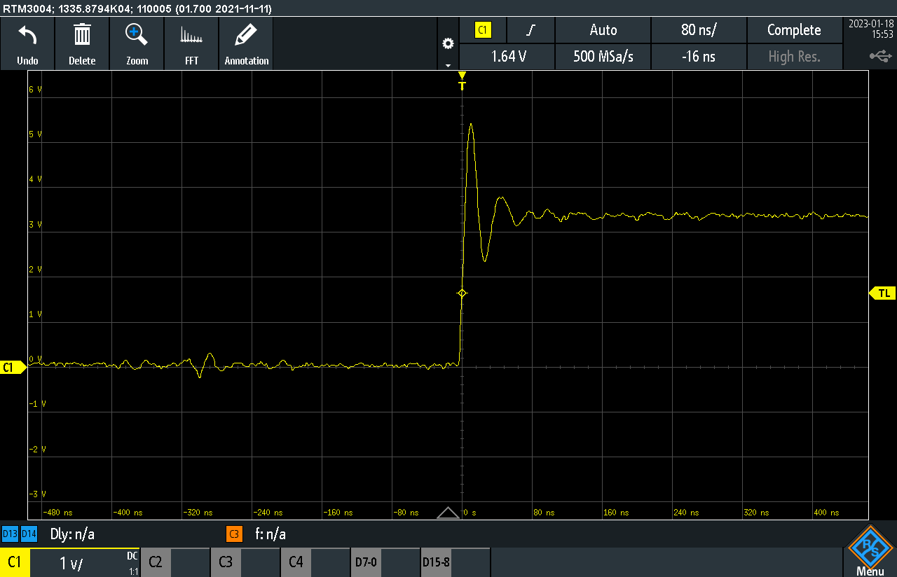 Overshoot and undershoot of switched type digital signal Forum for Electronics