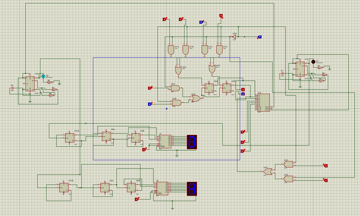 7 floor elevator controller using digital logic circuits only. Forum