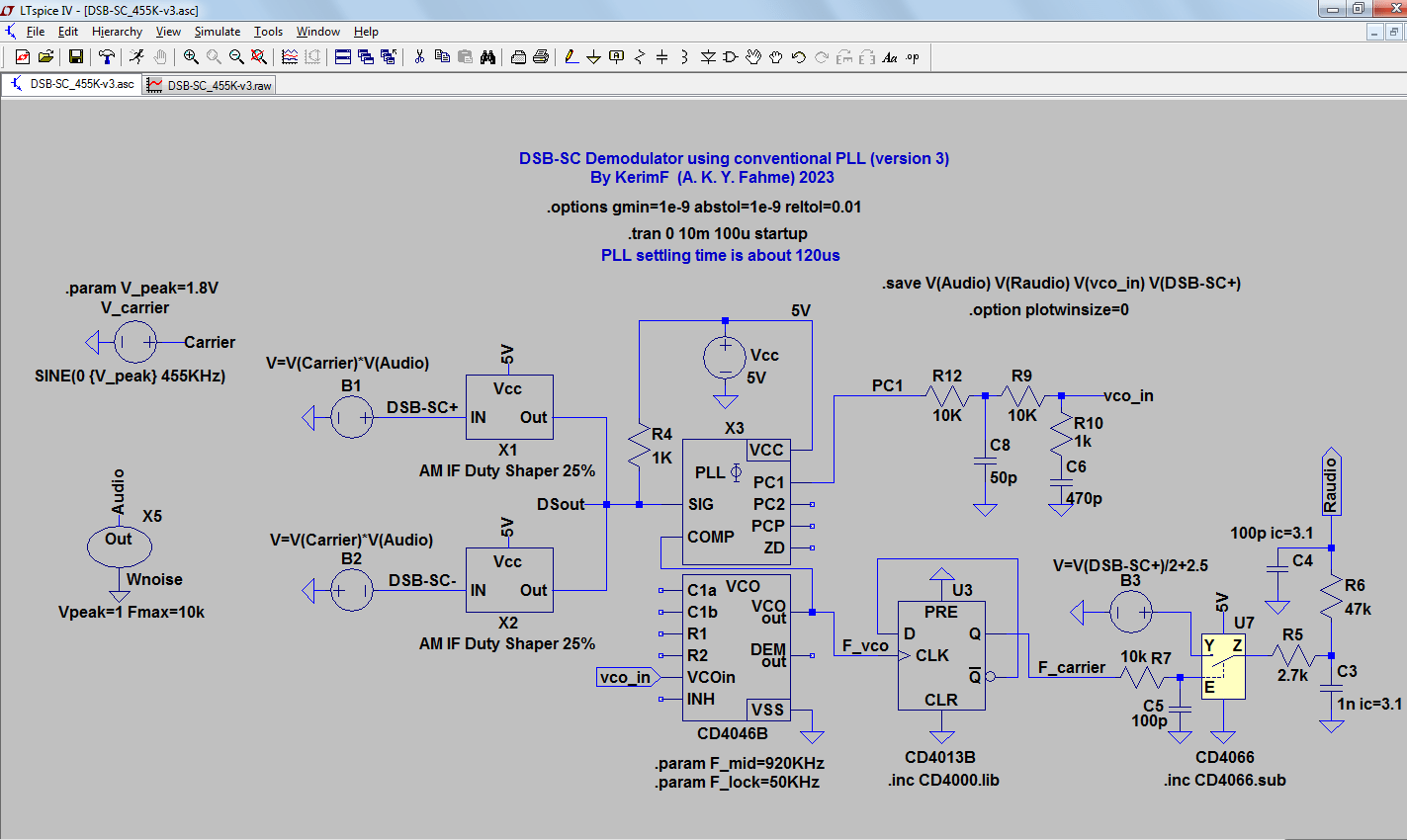 Prj01 A Simple Reliable Double Sideband Suppressed Carrier (DSBSC