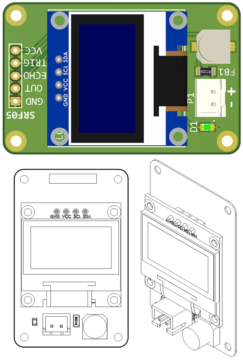 An Ultrasonic Range Finder Using an SRF05 and an ATTiny85 | Forum for